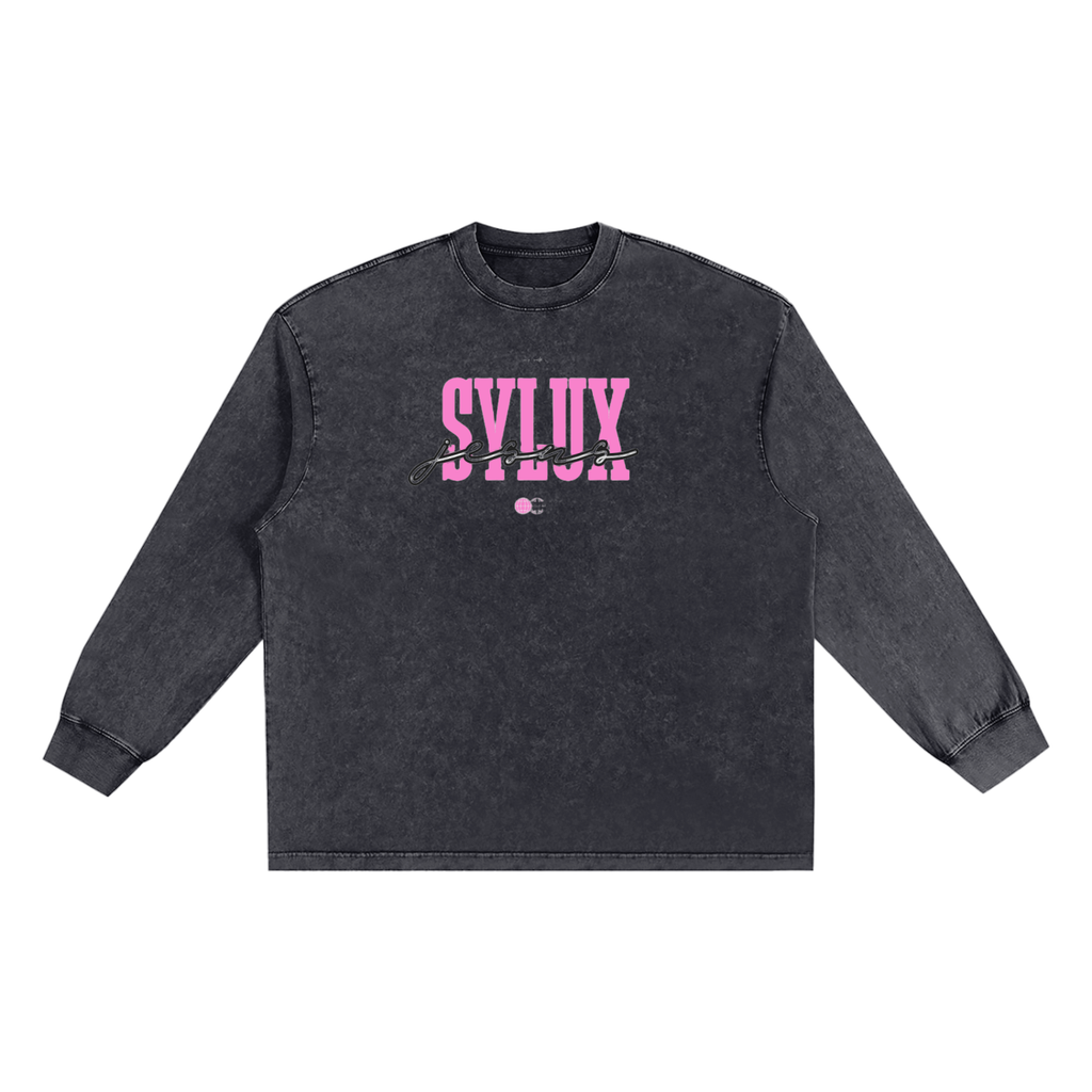 Snow Washed Frayed Edge T-Shirt