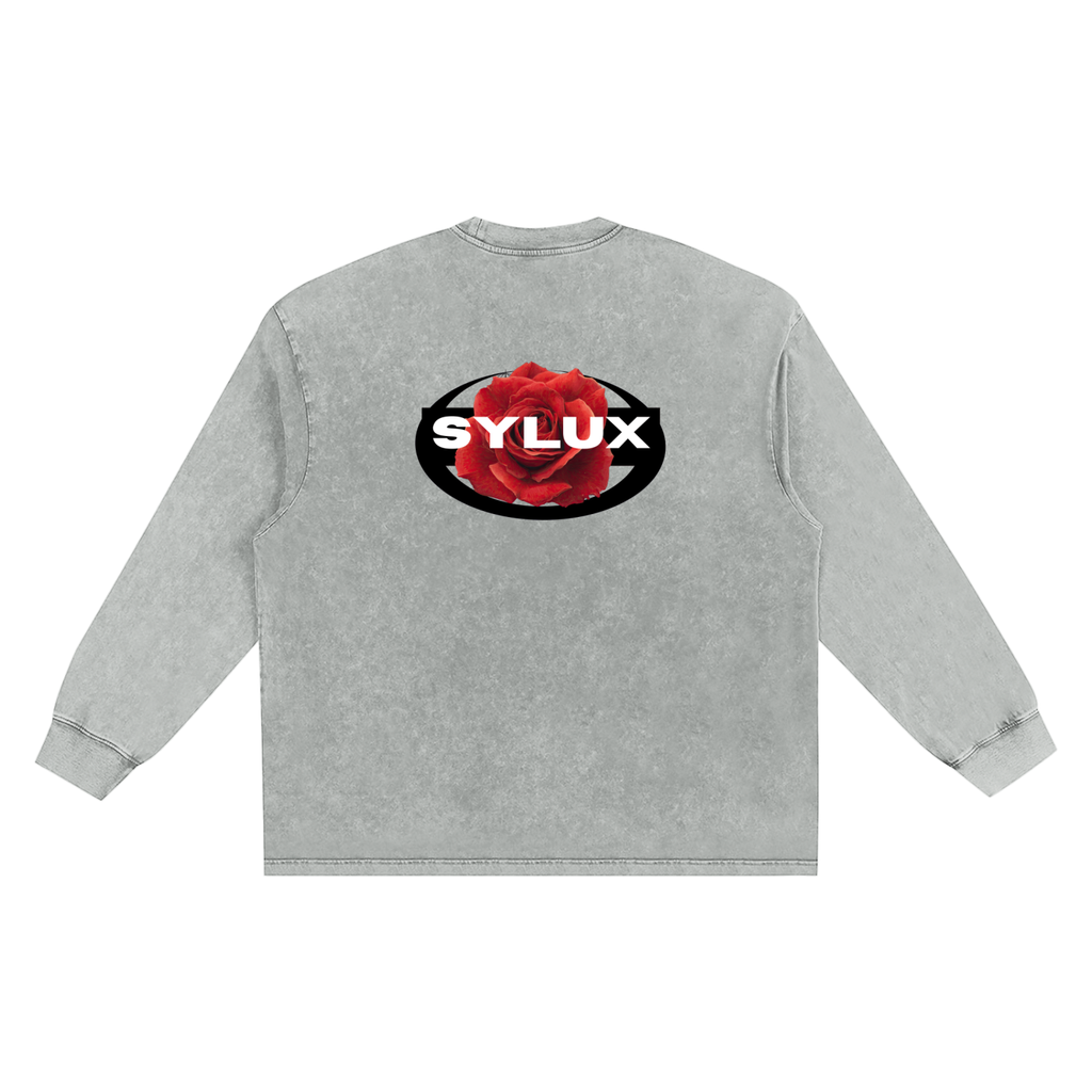 Snow Washed Frayed Edge T-Shirt