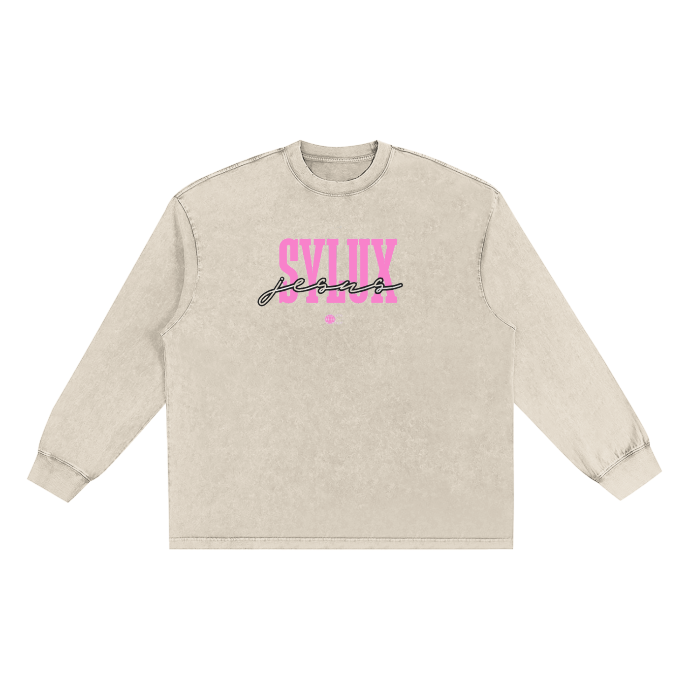 Snow Washed Frayed Edge T-Shirt