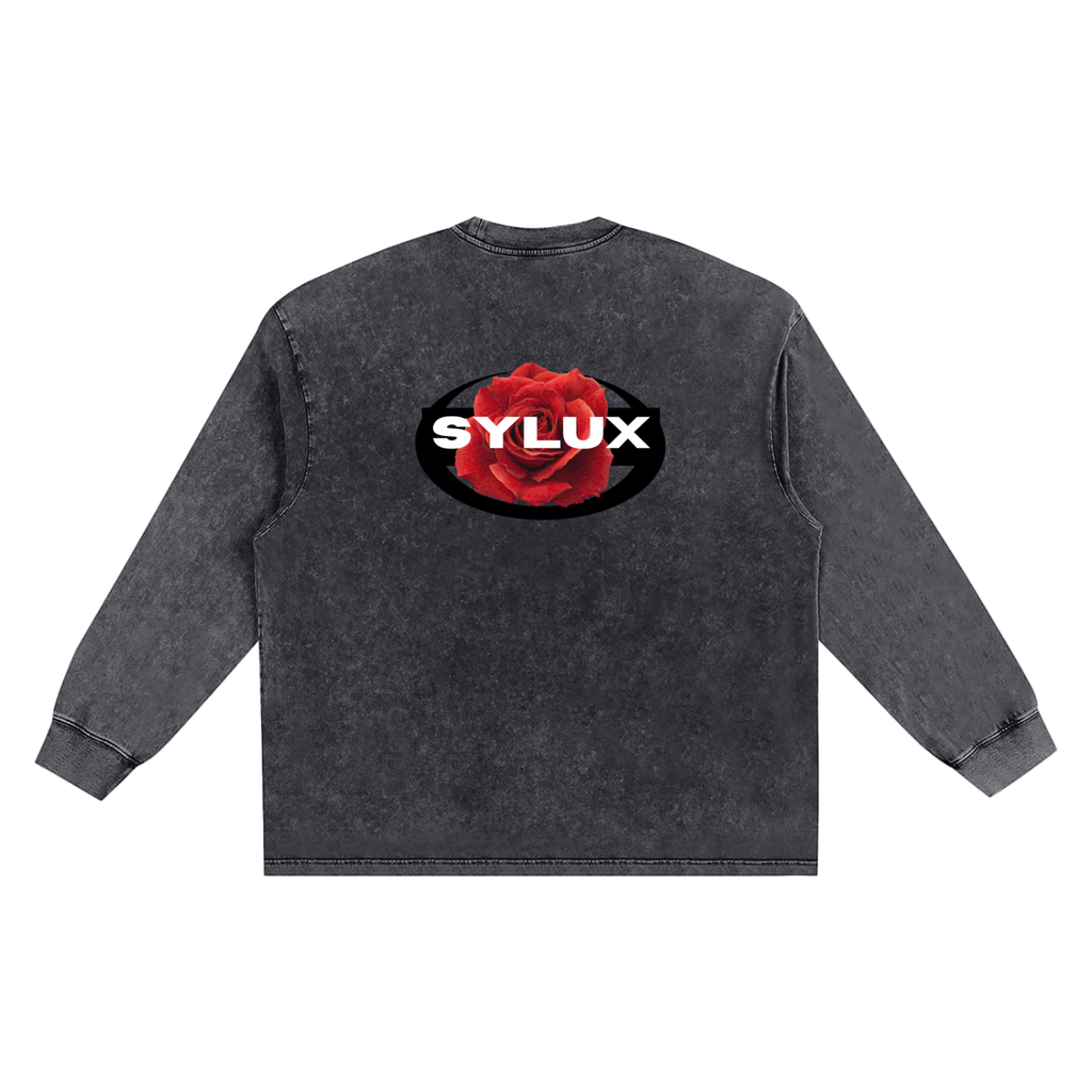 Snow Washed Frayed Edge T-Shirt