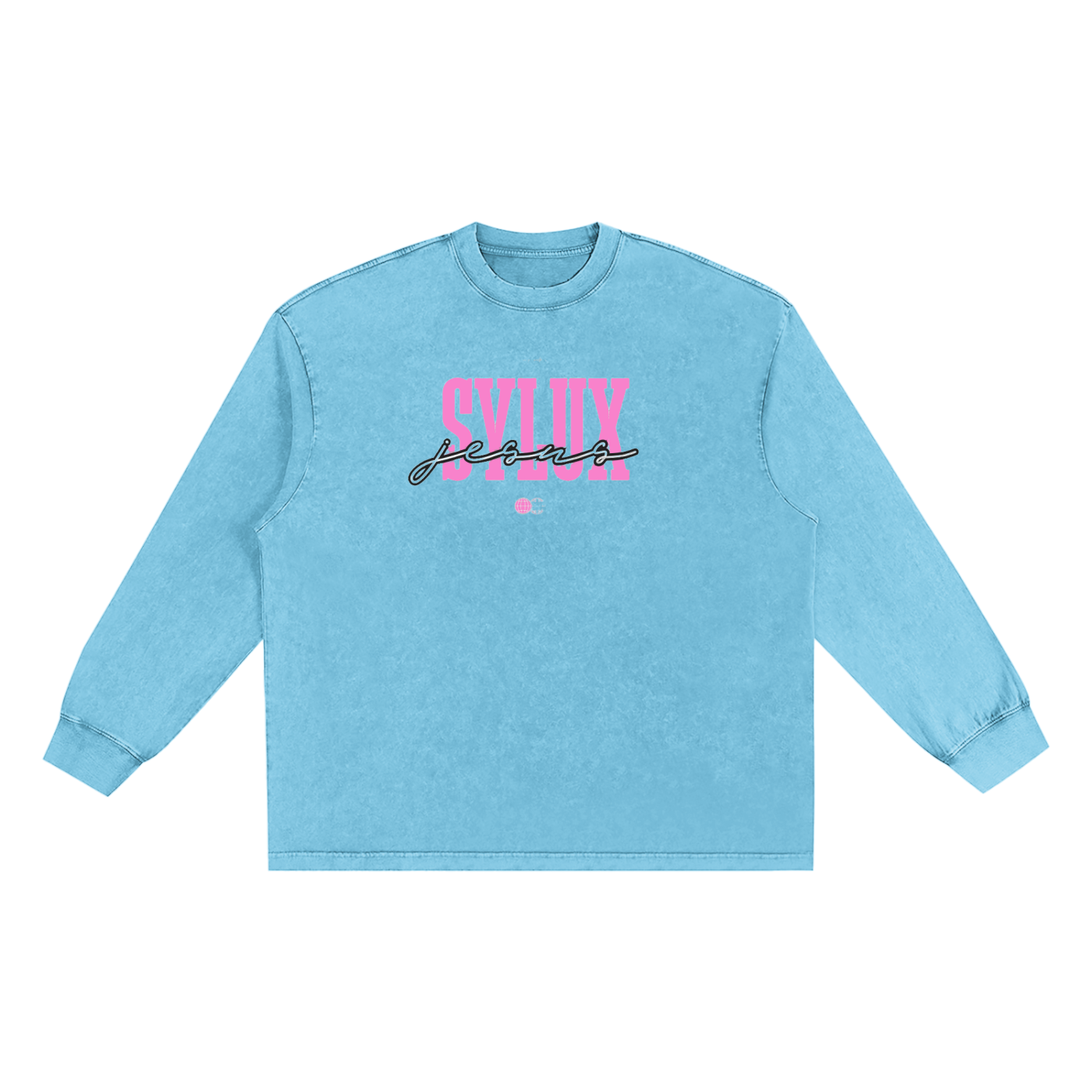 Snow Washed Frayed Edge T-Shirt