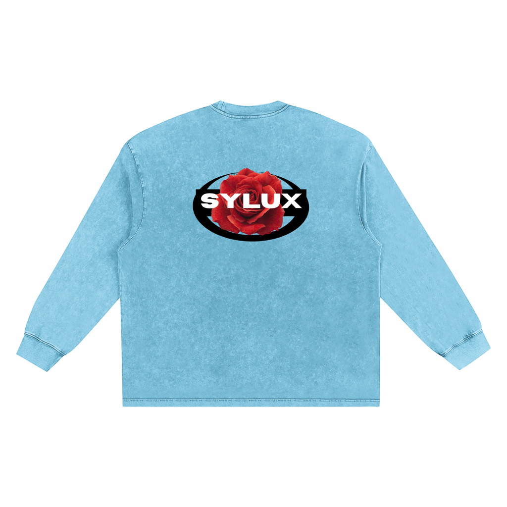 Snow Washed Frayed Edge T-Shirt