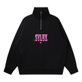 Quarter-Zip Drop Shoulder Sweatshirt