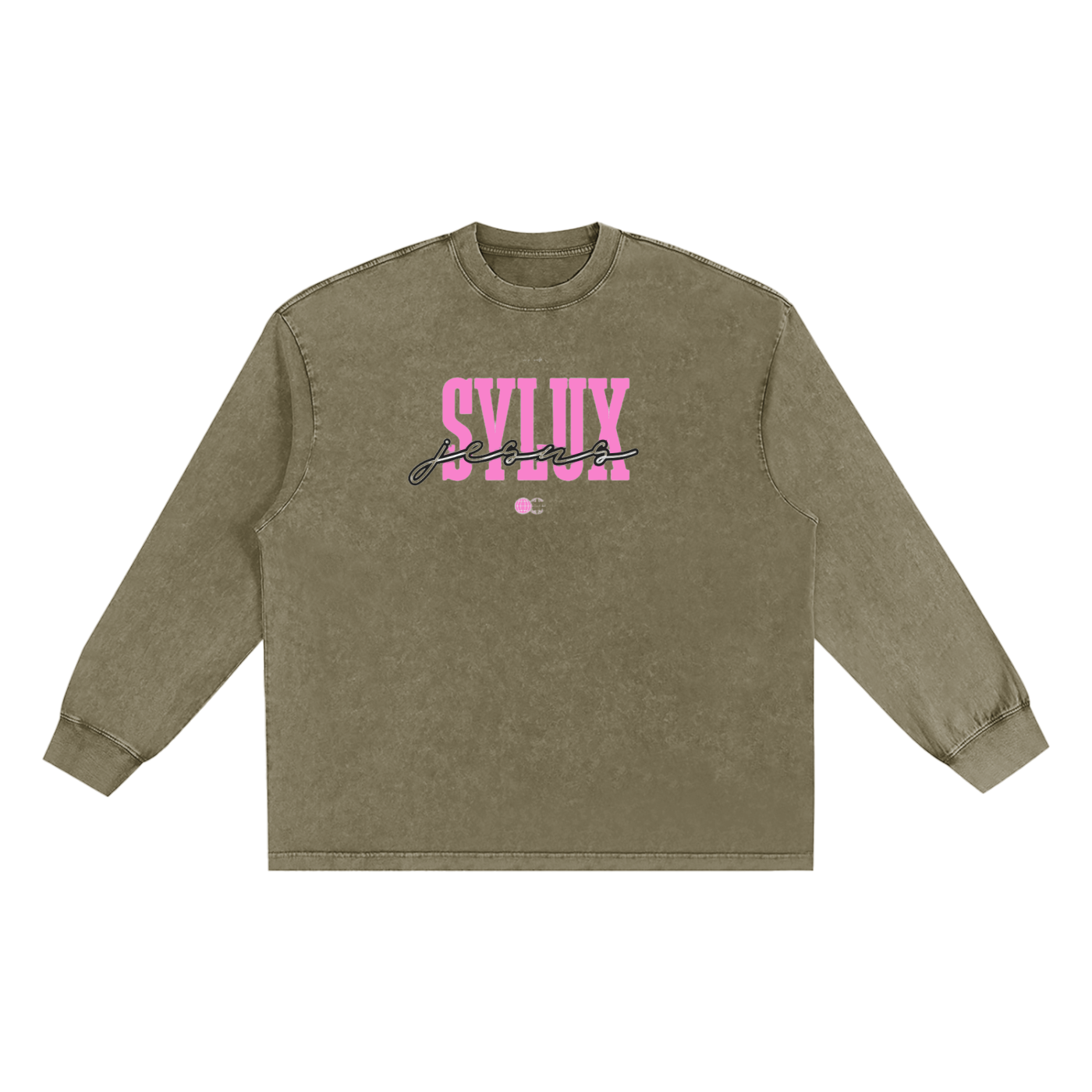 Snow Washed Frayed Edge T-Shirt