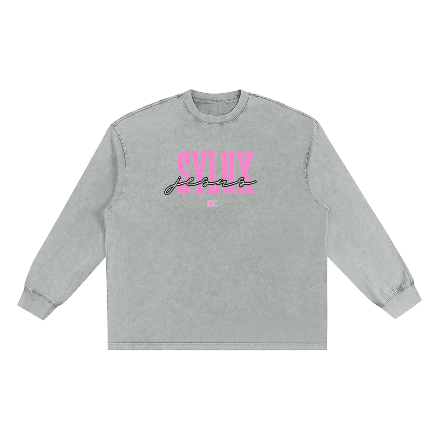 Snow Washed Frayed Edge T-Shirt