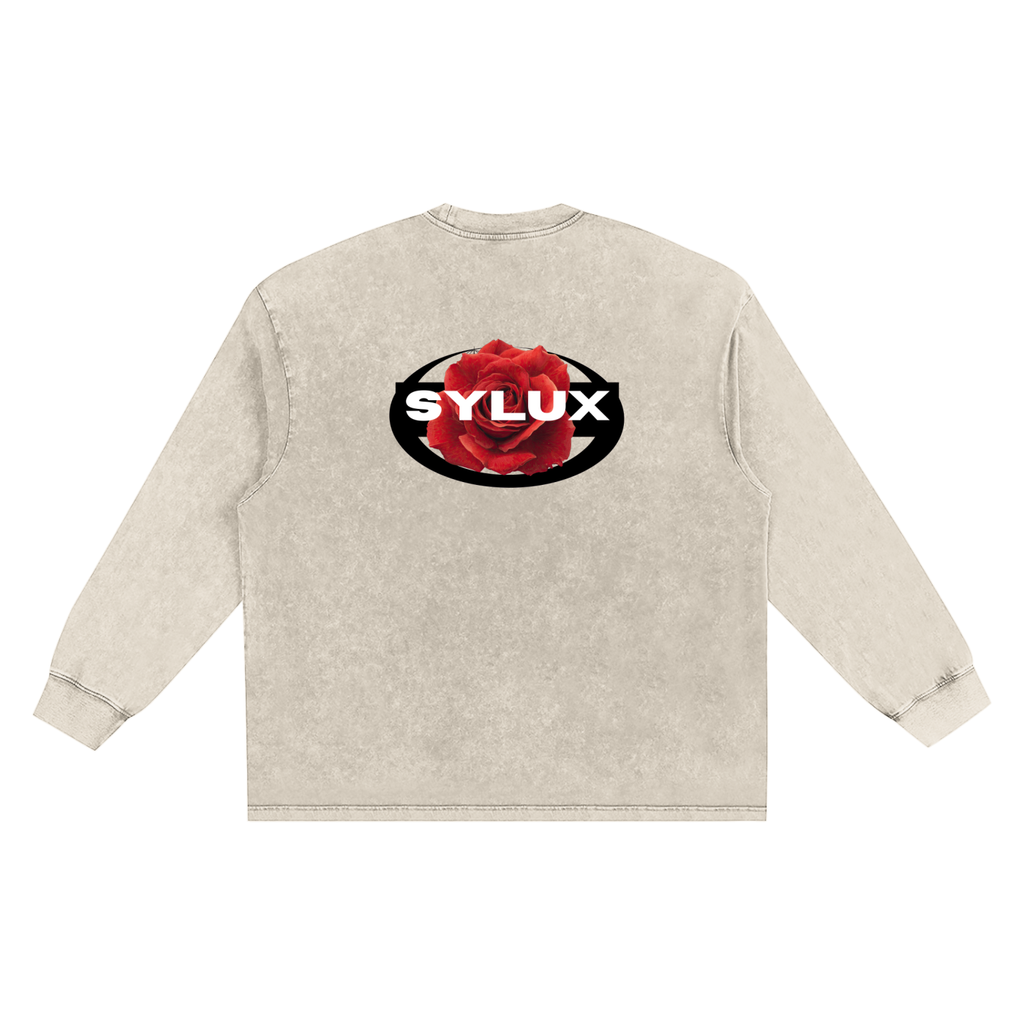 Snow Washed Frayed Edge T-Shirt